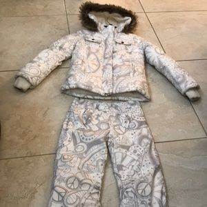 Snow pant and jacket set